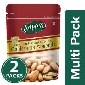 1204210 3 happilo almonds oven roasted salted premium californian