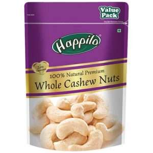 40200933 4 happilo 100 natural premium whole cashews value pack