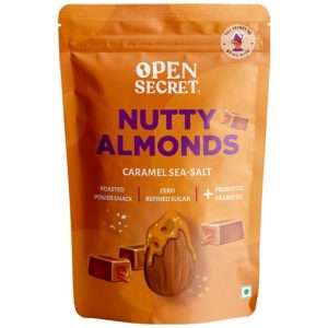 40210148 3 open secret nutty almonds caramel sea salt zero refined sugar prebiotics probiotics snack