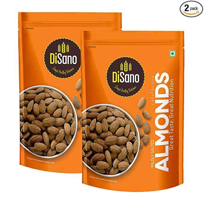DiSano California Almond Mildly Salted 500g 2 x 250gm