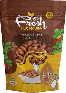 Fresh Nut House Dry Roasted Lightly Salted Almonds 500 Grams