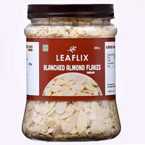 Leaflix Sliced Blanched California Almond Flakes 300g