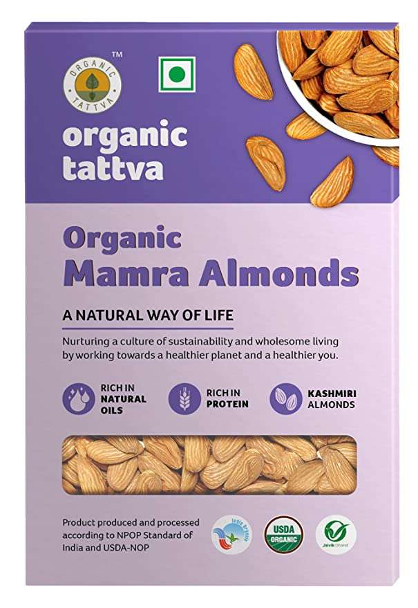 Organic Tattva Organic Kashmiri Mamra Almonds Badams