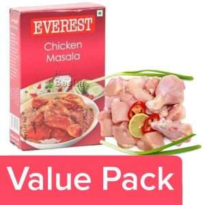 1202514 1 bb combo fresho meat chicken curry cut without skin 1kg everest chicken masala 100g