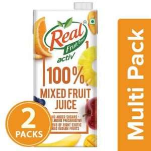 1203090 2 real activ mixed fruit with no added sugar