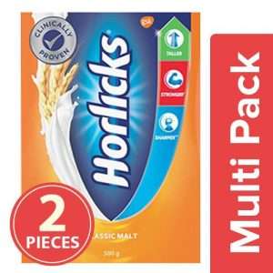 1203172 2 horlicks health nutrition drink classic malt refill pack