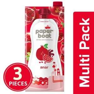 1208140 4 paper boat anar pomegranate fruit juice