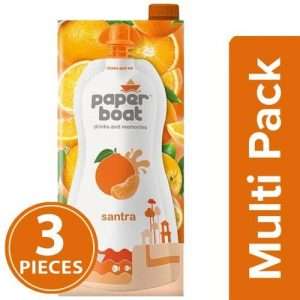 1212308 1 paper boat fruit juice orange drink