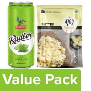 1212977 1 bb combo 4700bc instant popcorn butter 90 g radler mint lime 300 ml can
