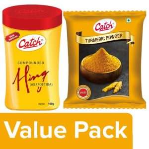 1213020 2 catch compounded hing powder 100 g turmeric powder 200 g