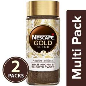 1213594 2 nescafe blend instant coffee powder festive edition rich smooth