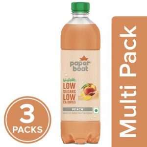 1215866 1 paper boat fruit beverage no added sugar low calories peach