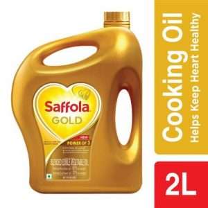147492 6 saffola gold refined cooking oil blended rice bran sunflower oil helps keeps heart healthy