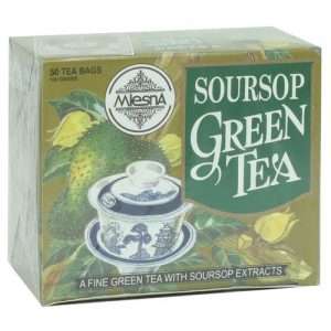 20002121 4 mlesna flavored green tea bags sour sop