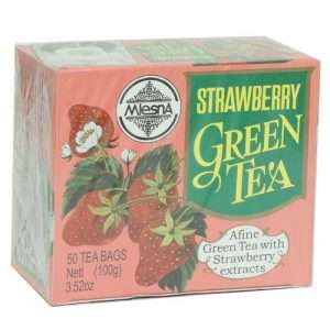 20002124 2 mlesna flavored green tea bags strawberry