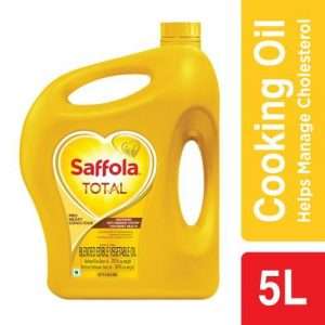 20004240 6 saffola total refined cooking oil blended rice bran safflower oil helps manage cholesterol