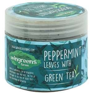 30010740 5 wingreens farms peppermint leaves with green tea