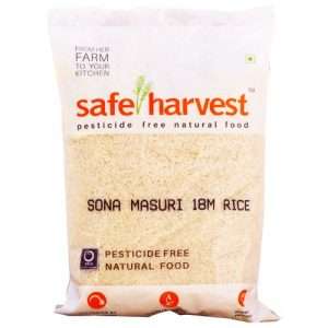40004541 9 safe harvest sona masuri raw rice 18 months pesticide free