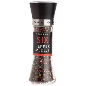 40095620 5 sprig six pepper medley gourmet whole mixed colour peppercorns