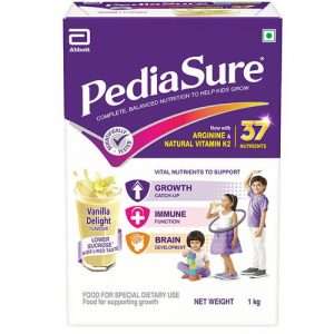 40107985 6 pediasure nutritional powder for kids above 2 years boosts immunity vanilla delight