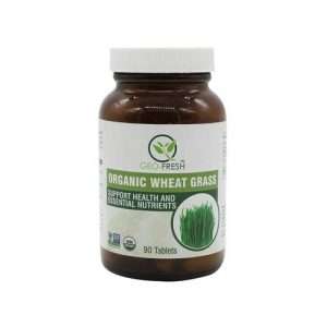 40128865 5 geo fresh tablets organic wheat grass 500 mg usda certified