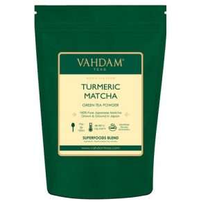 40177405 1 vahdam turmeric matcha green tea powder japan origin skin glow
