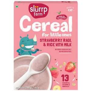 40179020 3 slurrp farm cereal ragi rice strawberry with milk
