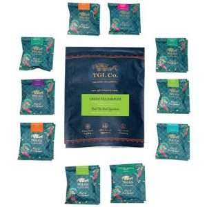40191108 1 tgl co green tea bags sampler box assortment
