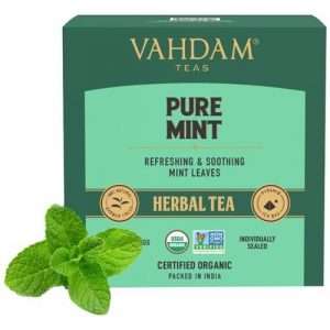 40203634 2 vahdam organic pure mint tea bags refreshing spearmint peppermint tea blend