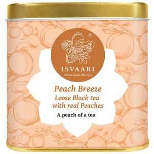 40206682 1 isvaari peach breeze loose black tea with real peaches