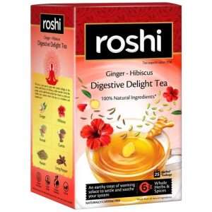 40218687 2 roshi digestive herbal tea digestive delight with ginger hibiscus saunf ajwain