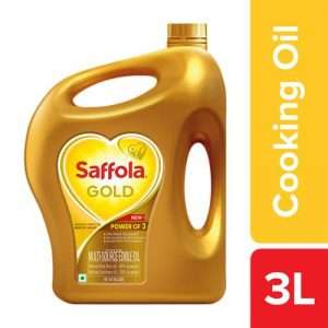 40237093 1 saffola gold refined cooking oil blend of rice bran sunflower oil helps keeps heart healthy