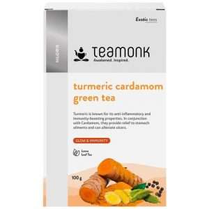 40250820 1 teamonk high mountain turmeric cardamom loose leaf green tea boosts immunity helps in weight loss 50 cups