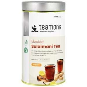 40250821 1 teamonk malabari sulaimani black tea for weight loss diabetic friendly 100 pure stevia leaves cinnamon cardamom ginger lemon