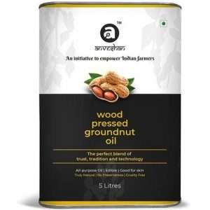 40252376 1 anveshan wood pressed groundnut oil edible natural no preservatives for all purposes