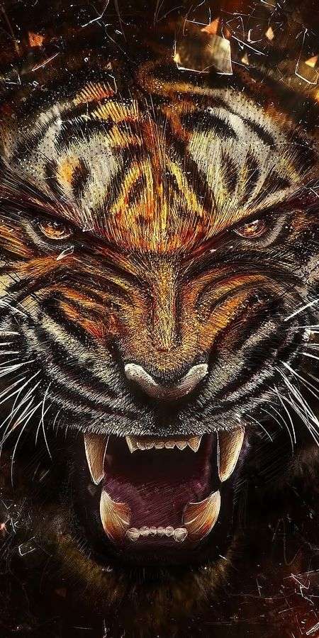 Tiger wallpaper for iphone 14 15